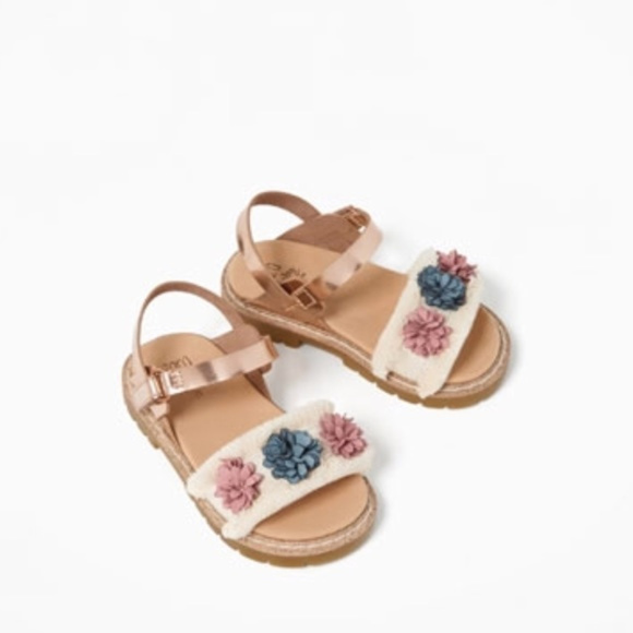 baby flower sandals